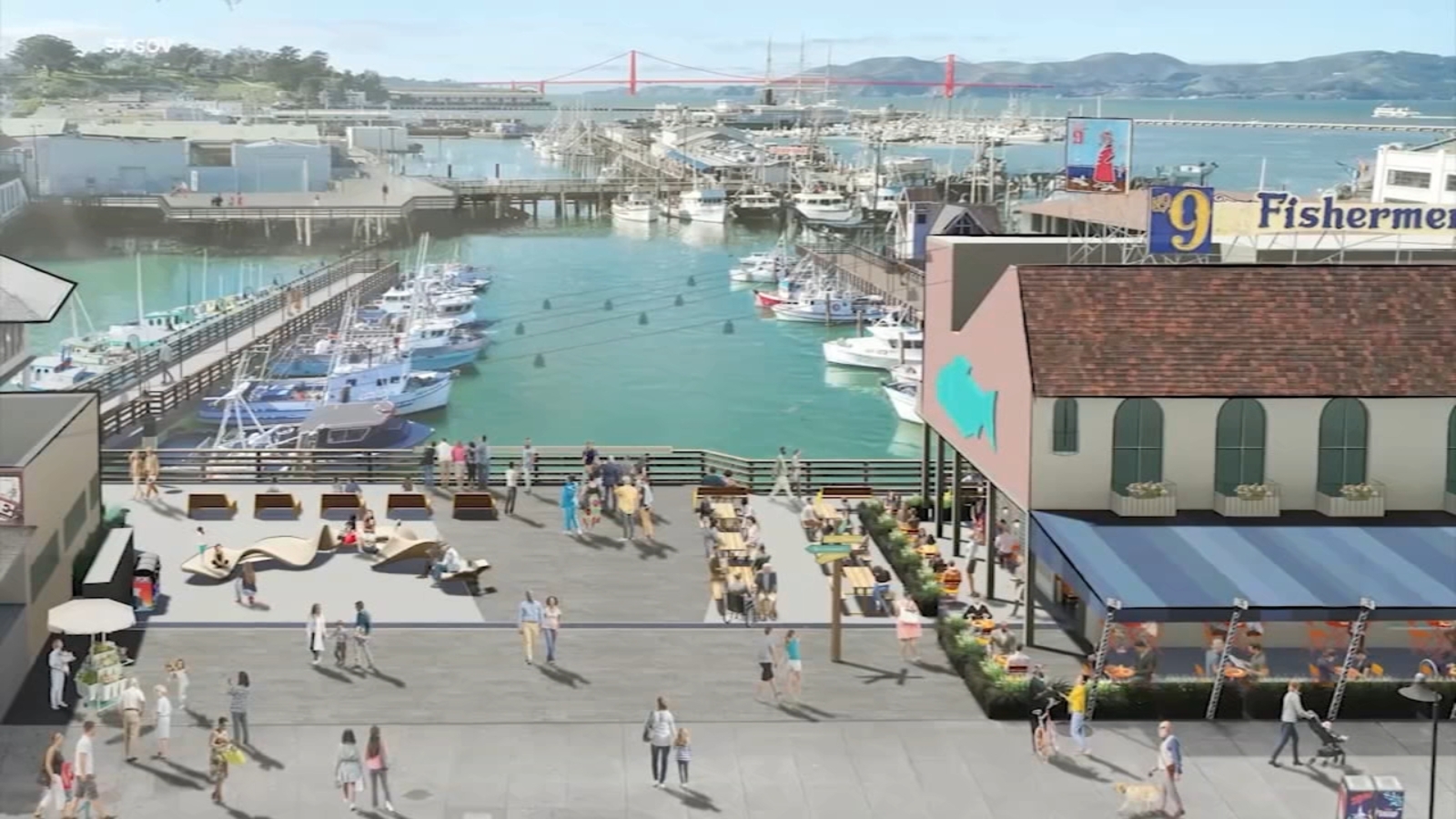 SF's iconic Fisherman's Wharf is getting a $10M makeover. Here's what it will look like