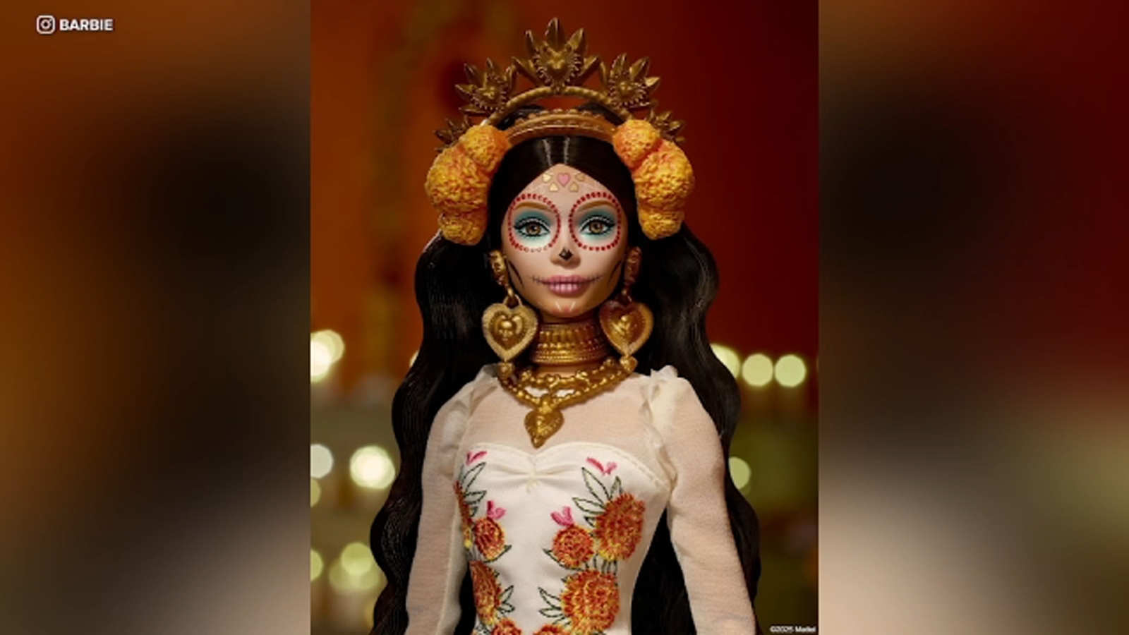 Mattel lanza muñecos Barbie y Ken del Día de los Muertos 2025 - ABC7 ...