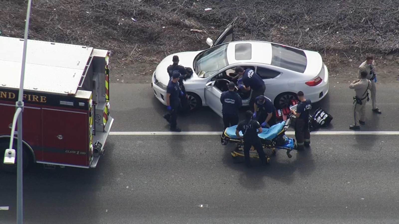 Person injured in possible freeway shooting on southbound I-880 near Oakland Coliseum