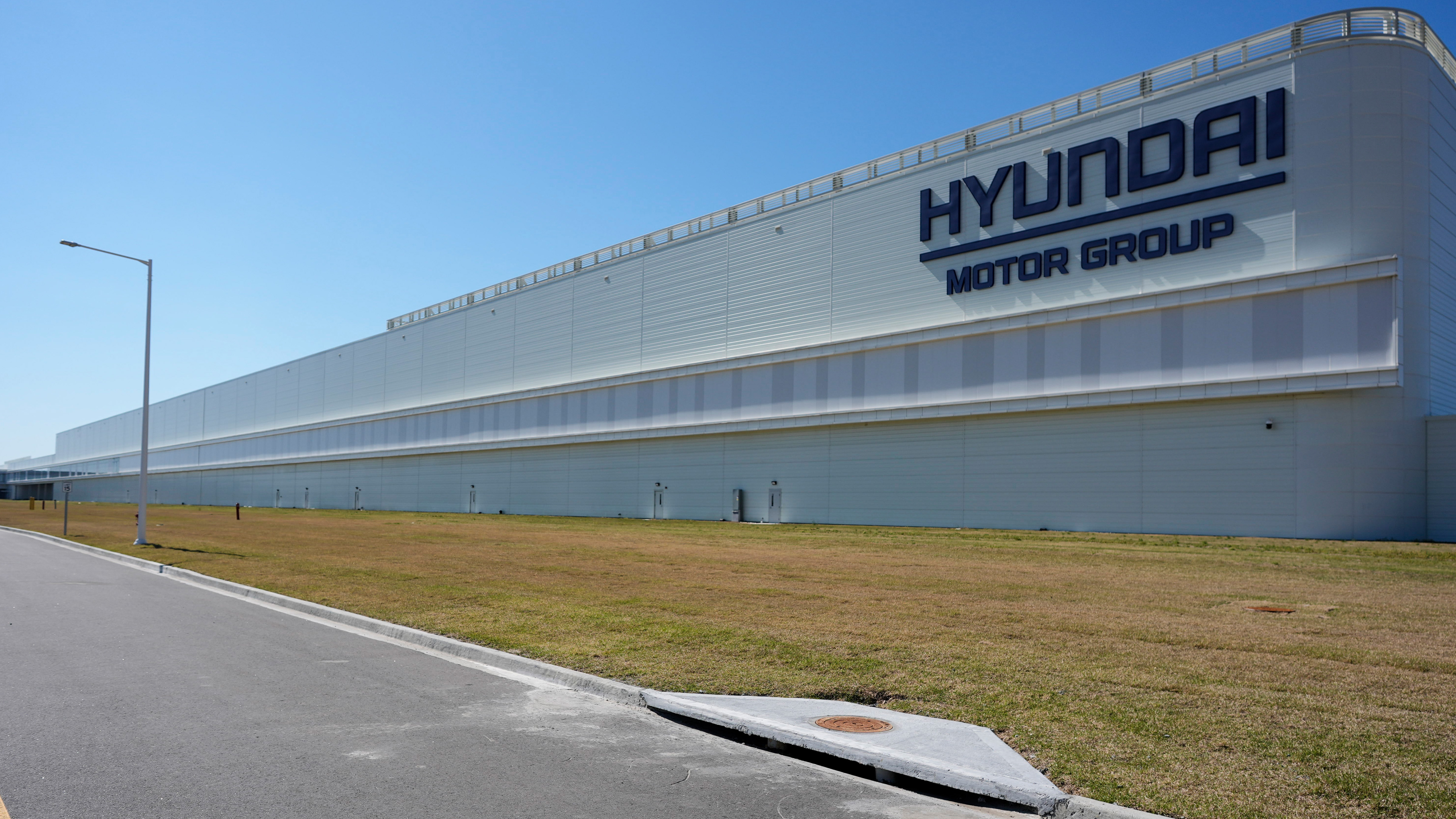 The Hyundai Motor Group Metaplant America is seen on March 26, 2025, in Ellabell, Ga.