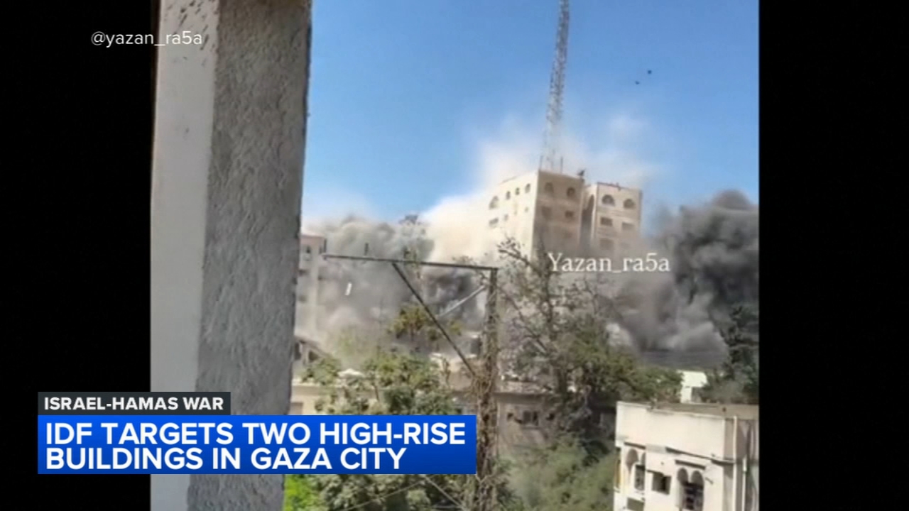 Israel calls on famine-stricken residents to flee, targets high-rises