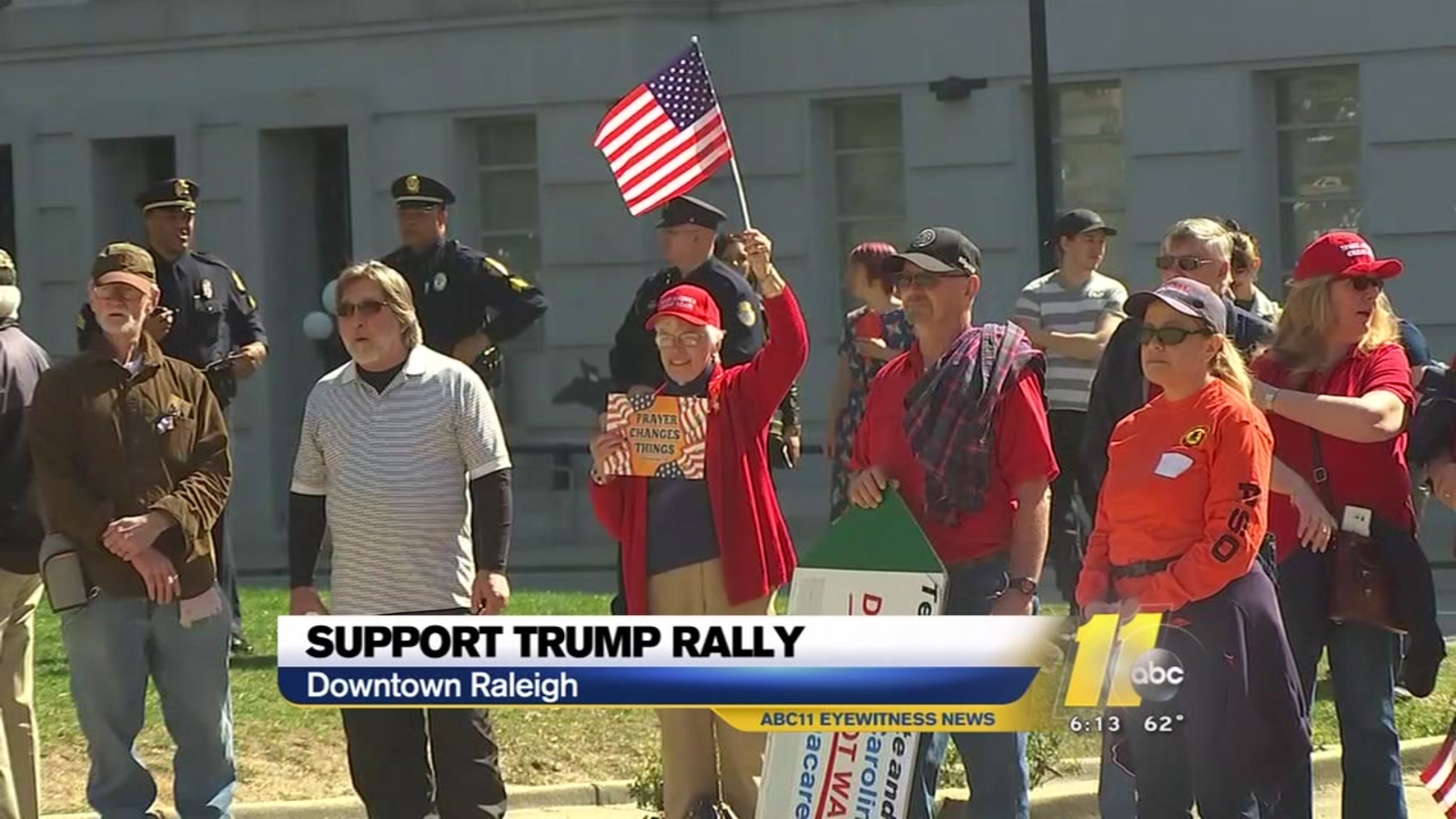 President Trump supporters rally in Raleigh - ABC11 Raleigh-Durham