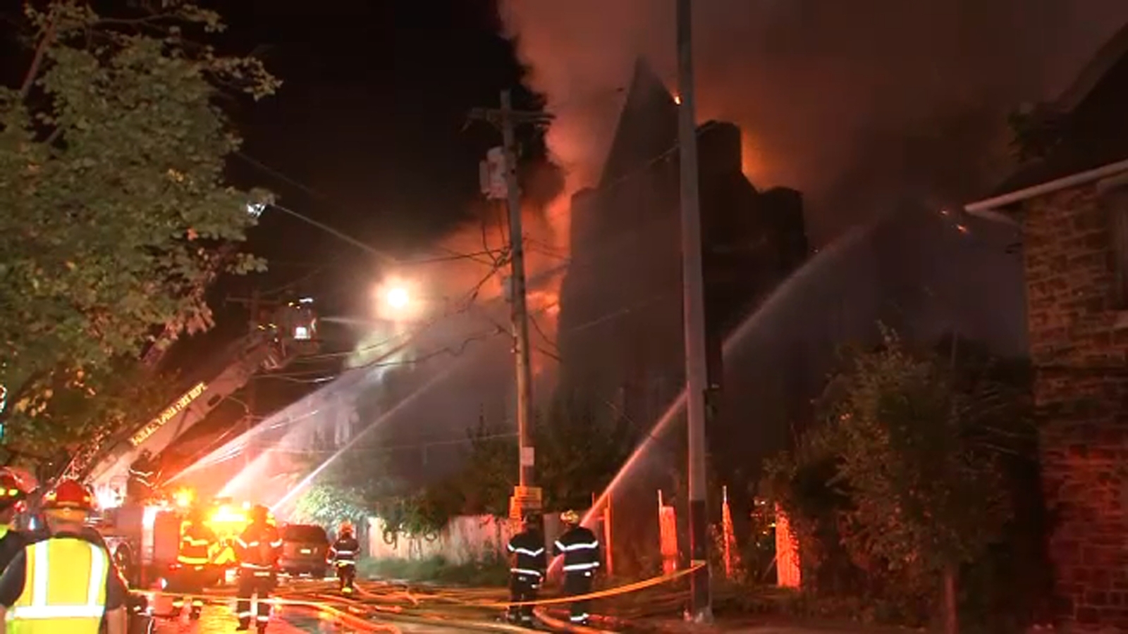 2-alarm fire damages vacant church building in West Philadelphia