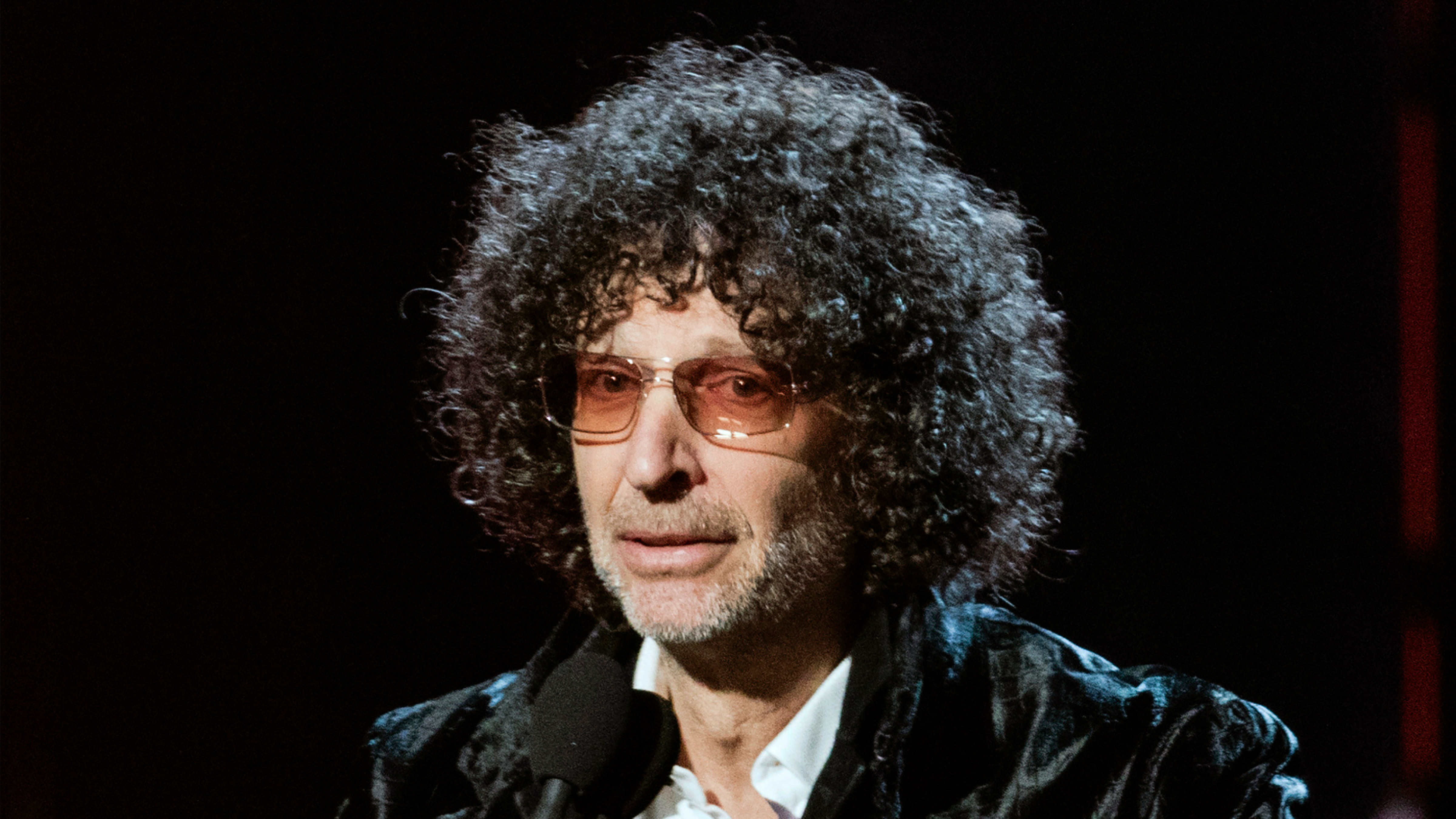 Howard Stern speaks at the 2018 Rock and Roll Hall of Fame Induction Ceremonies in Cleveland, on April 14, 2018. 