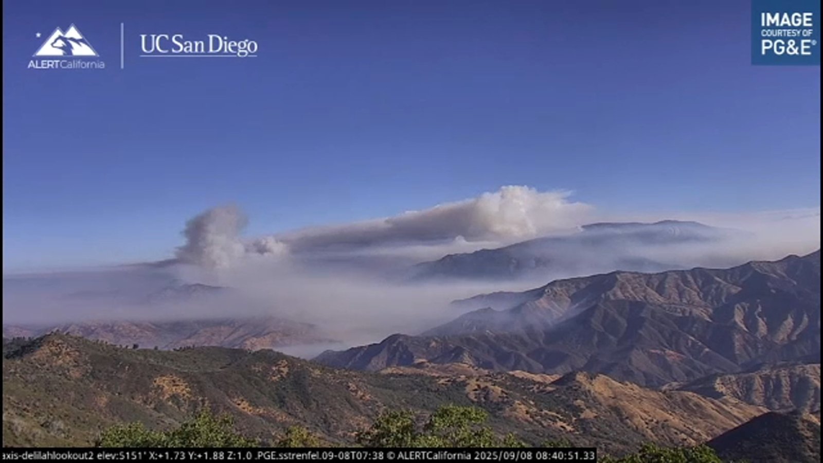 Garnet Fire Expands to 49,000 Acres, Evacuations Spread Fresno County