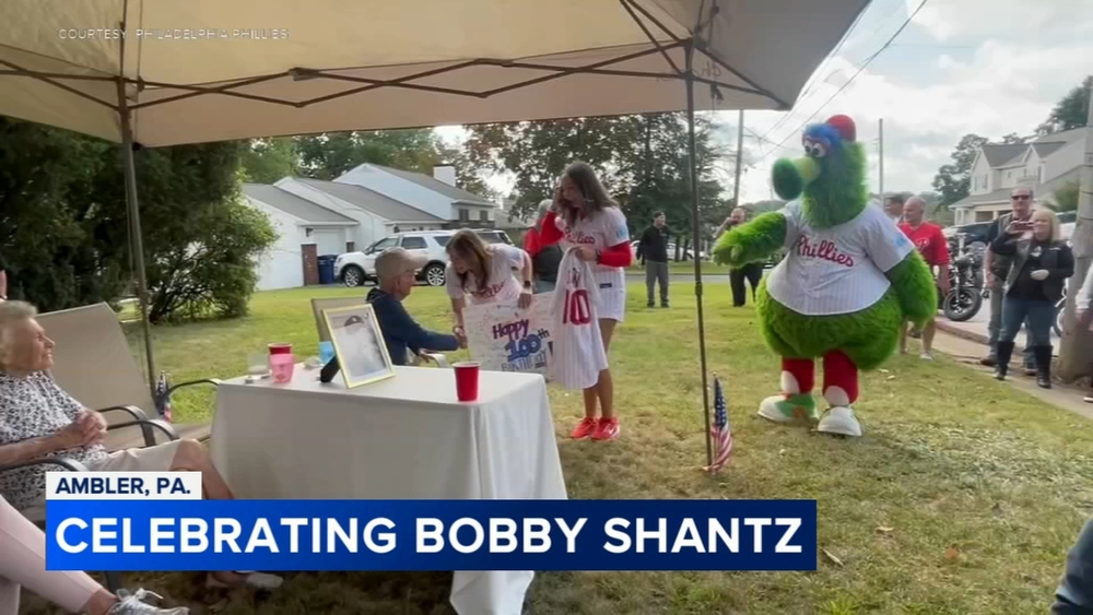 Former Phillies pitcher Bobby Shantz celebrates 100th birthday