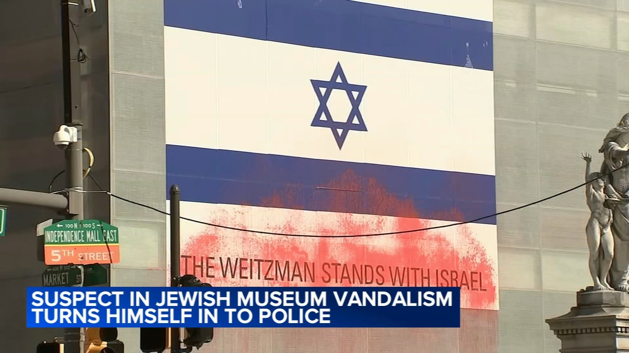 Suspect in Philadelphia's Jewish History Museum vandalism turns himself in to police