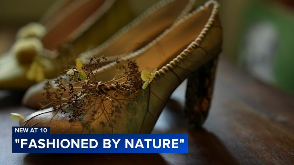 Delaware artist turns nature into eye catching floral footwear