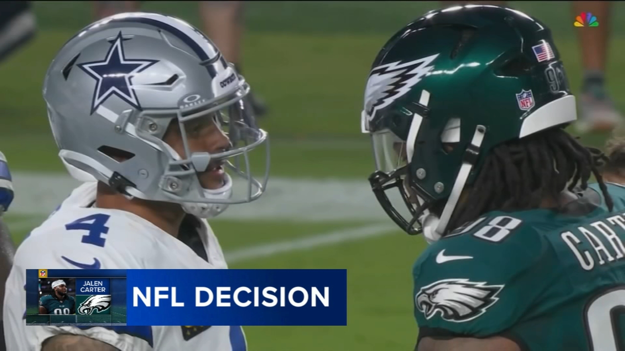 Jalen Carter fined $57K for spitting on Cowboys' Dak Prescott