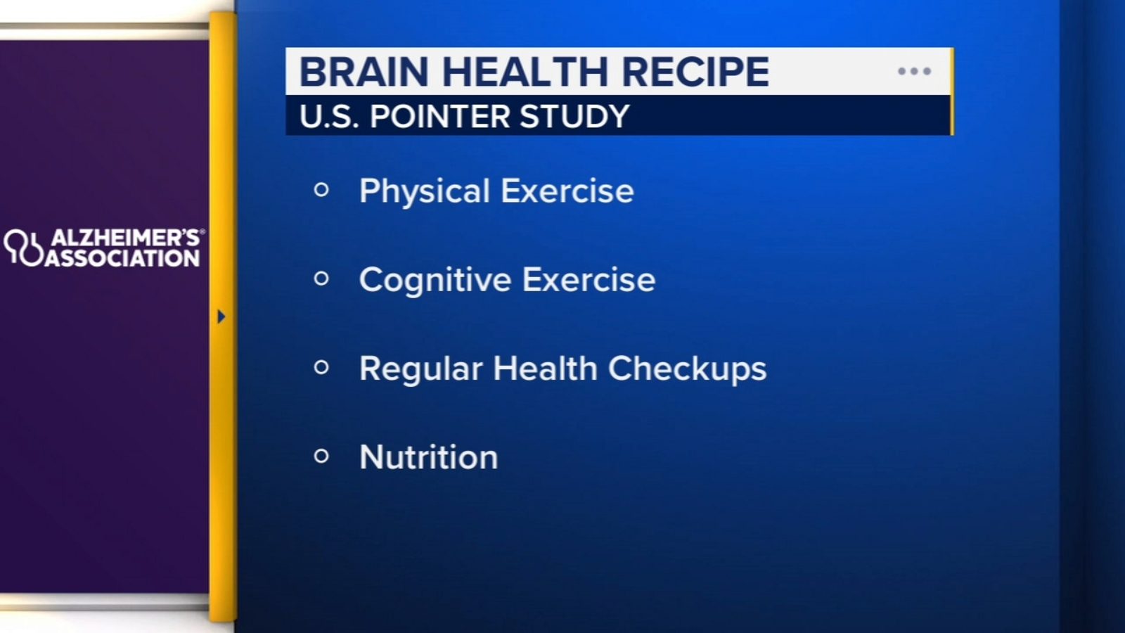 Alzheimer's Association conducts brain health study - ABC7 Chicago