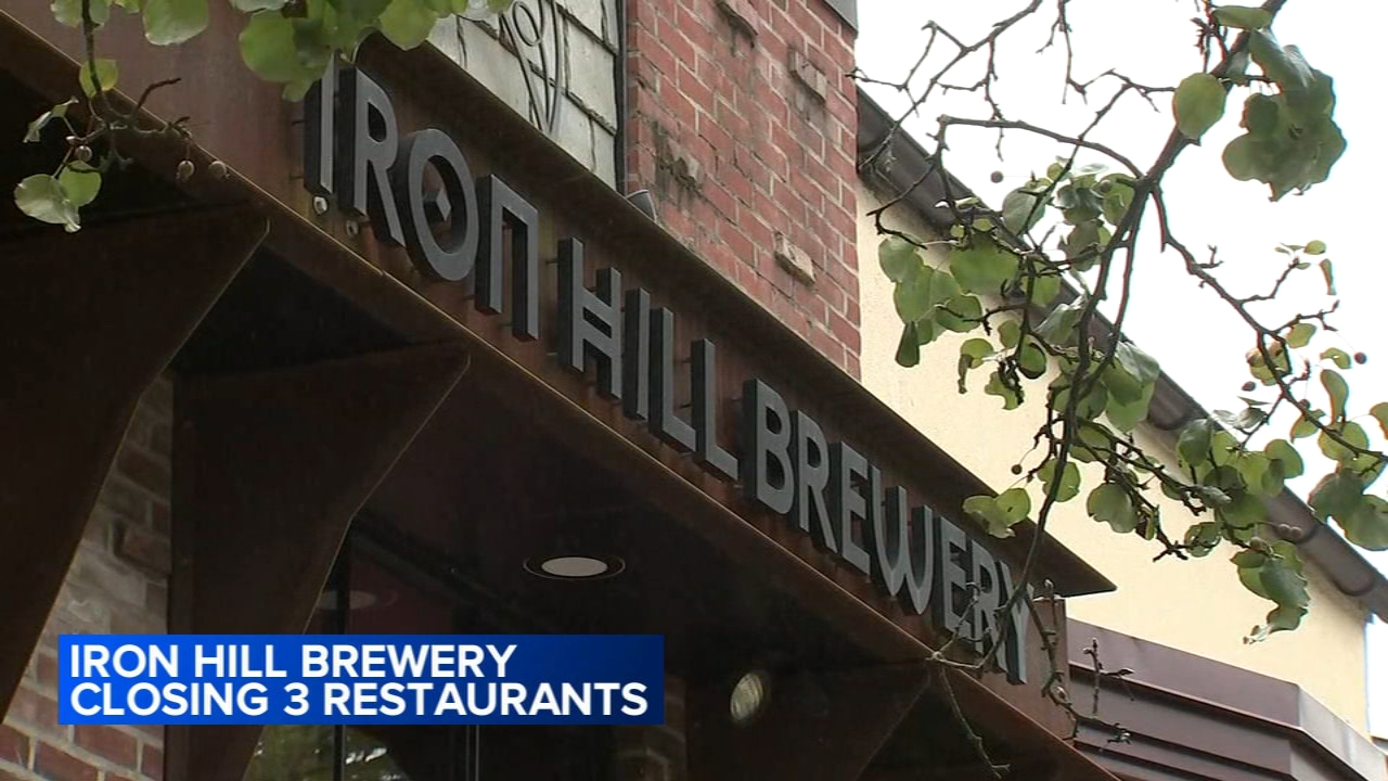 Iron Hill Brewery closing 3 locations in the region
