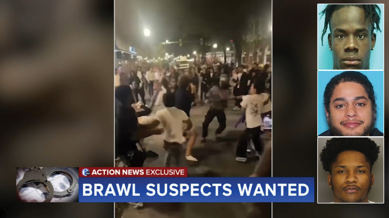 West Chester police search for 4 suspects in violent brawl on West Gay Street