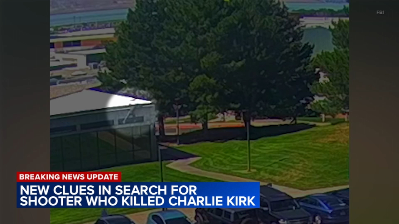 New video shows Charlie Kirk shooting suspect fleeing scene