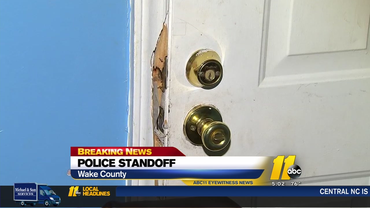 Wake County standoff ends with man in custody