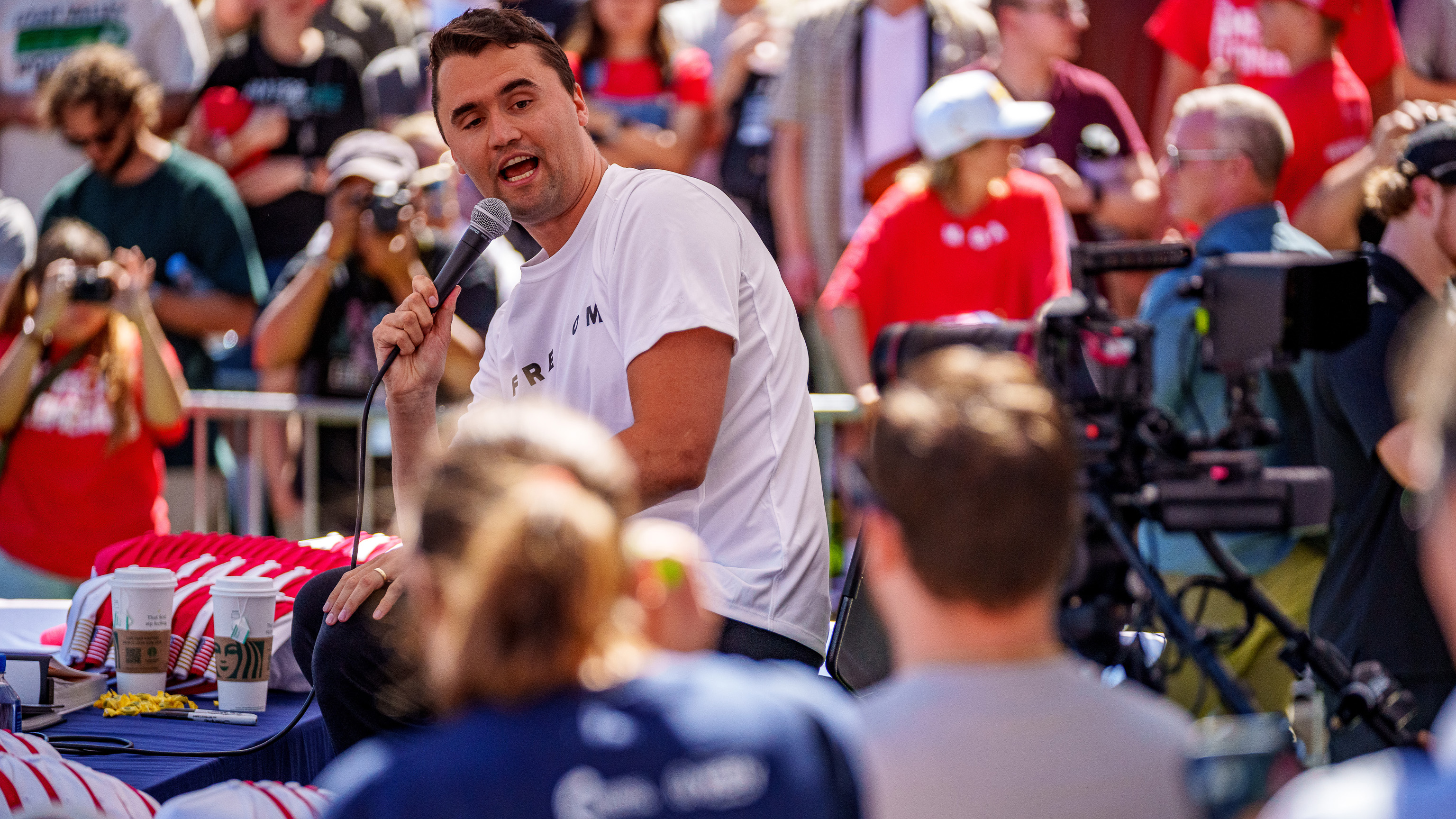 Charlie Kirk shooting: A visual timeline of how it unfolded - 6abc  Philadelphia