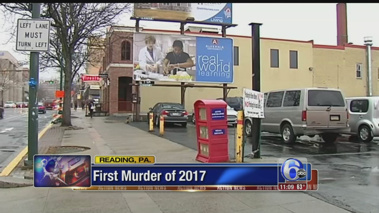 Police investigating 1st murder of year in Reading, Pa.