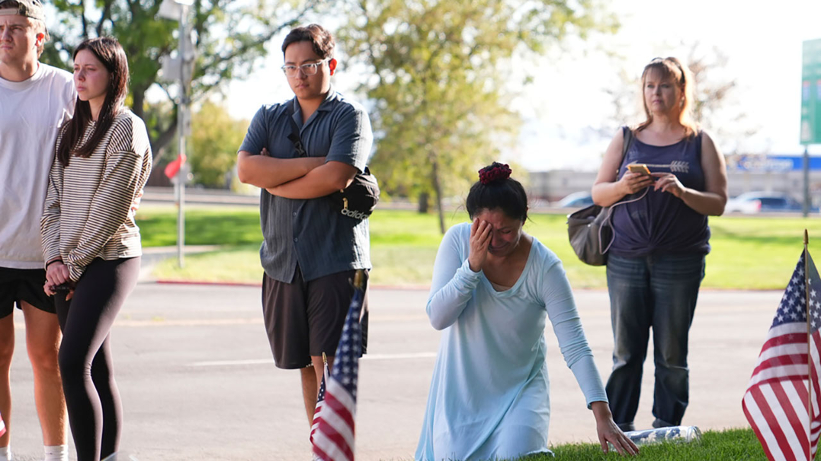 Students who witnessed Charlie Kirk's assassination now reckon with the grief