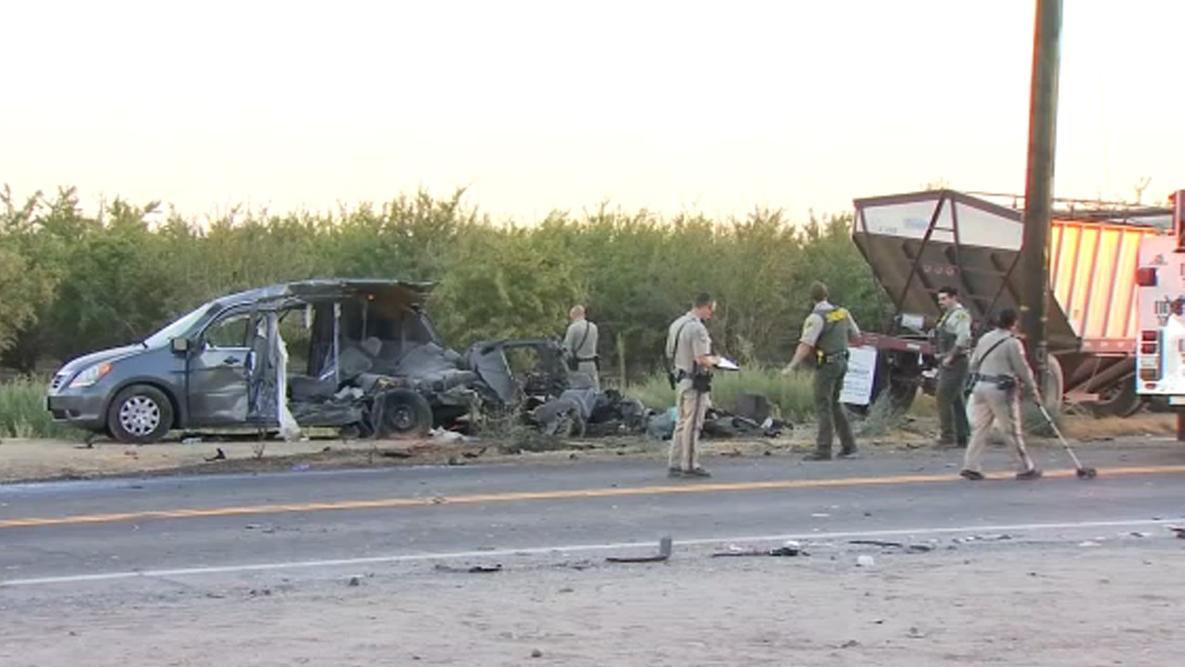 Three children, including 6-year-old girl, die in Madera County crash, CHP says