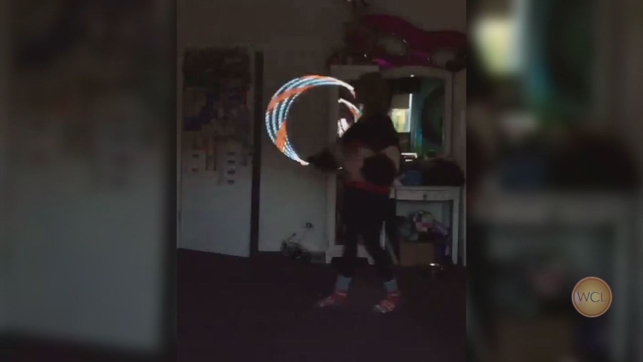 Hula-hoop dancer video goes viral