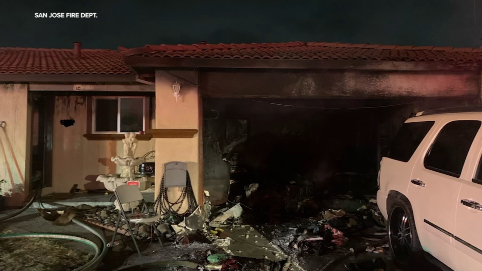 7 people displaced in overnight San Jose house fire, firefighters say