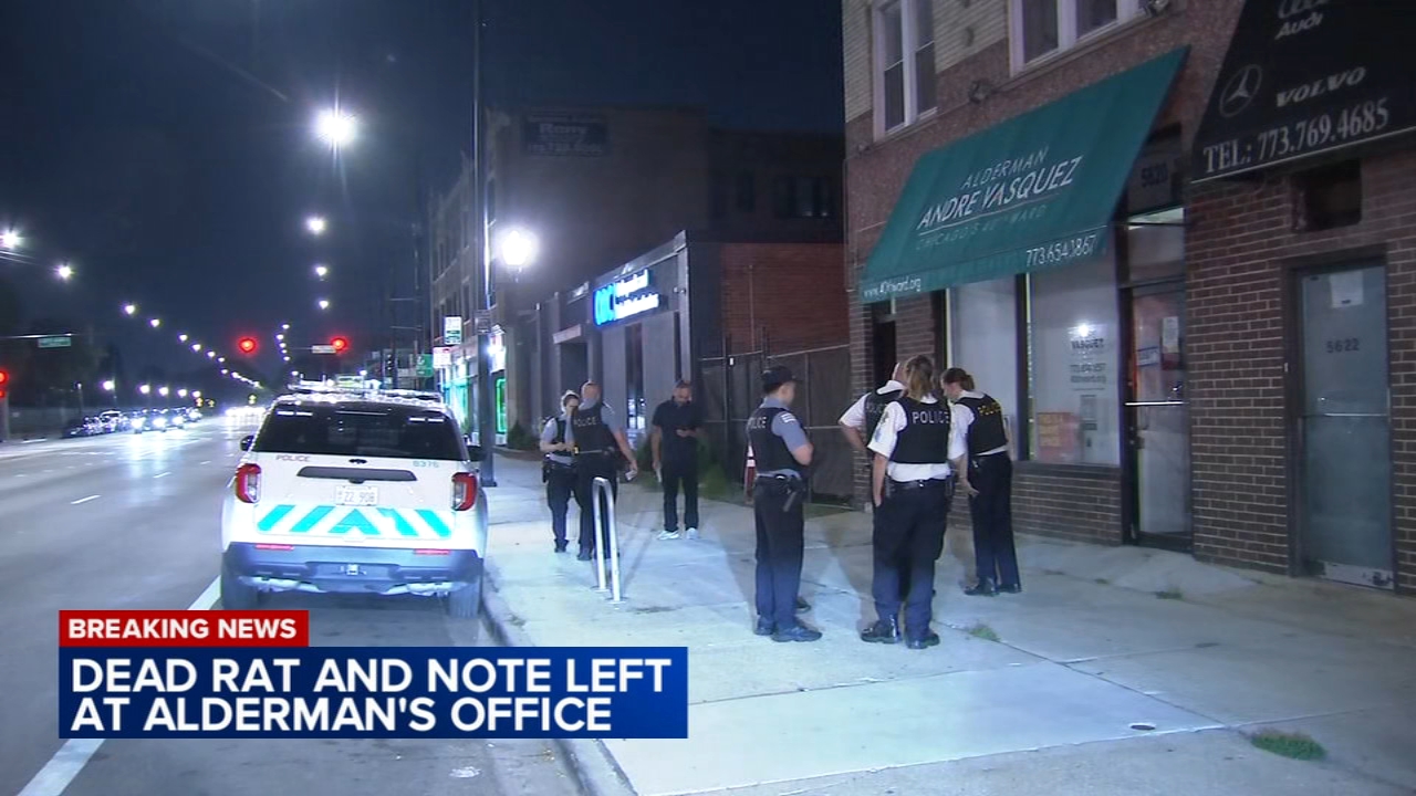 Dead rat, 'derogatory' note found at alderman's office: CPD
