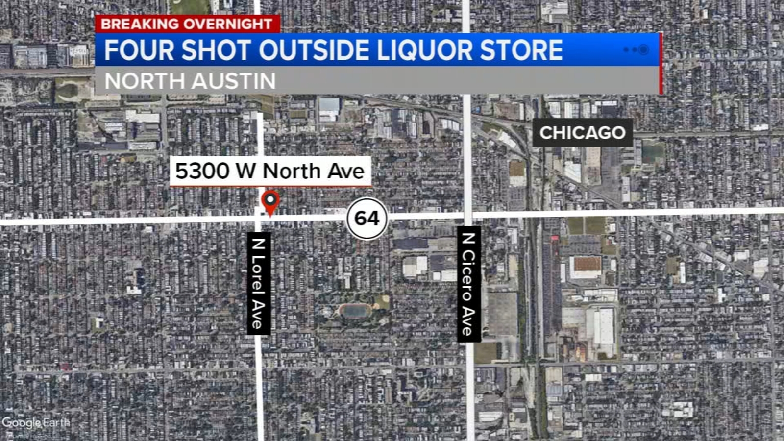 Chicago shooting: 4 wounded in shootout outside West Side liquor store ...