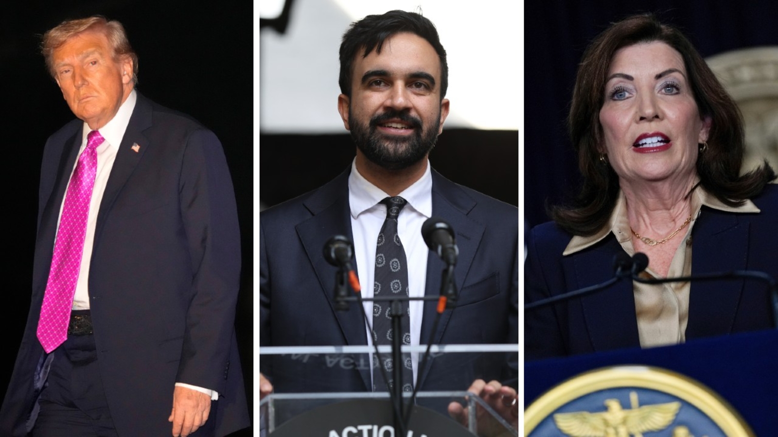 NYC mayoral election: Trump threatens to withhold funding after Hochul  endorses Mamdani in race for New York City mayor - ABC7 New York