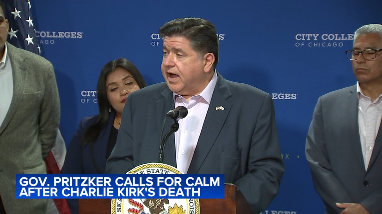 Gov. Pritzker says threats increased to his office since Charlie Kirk shooting