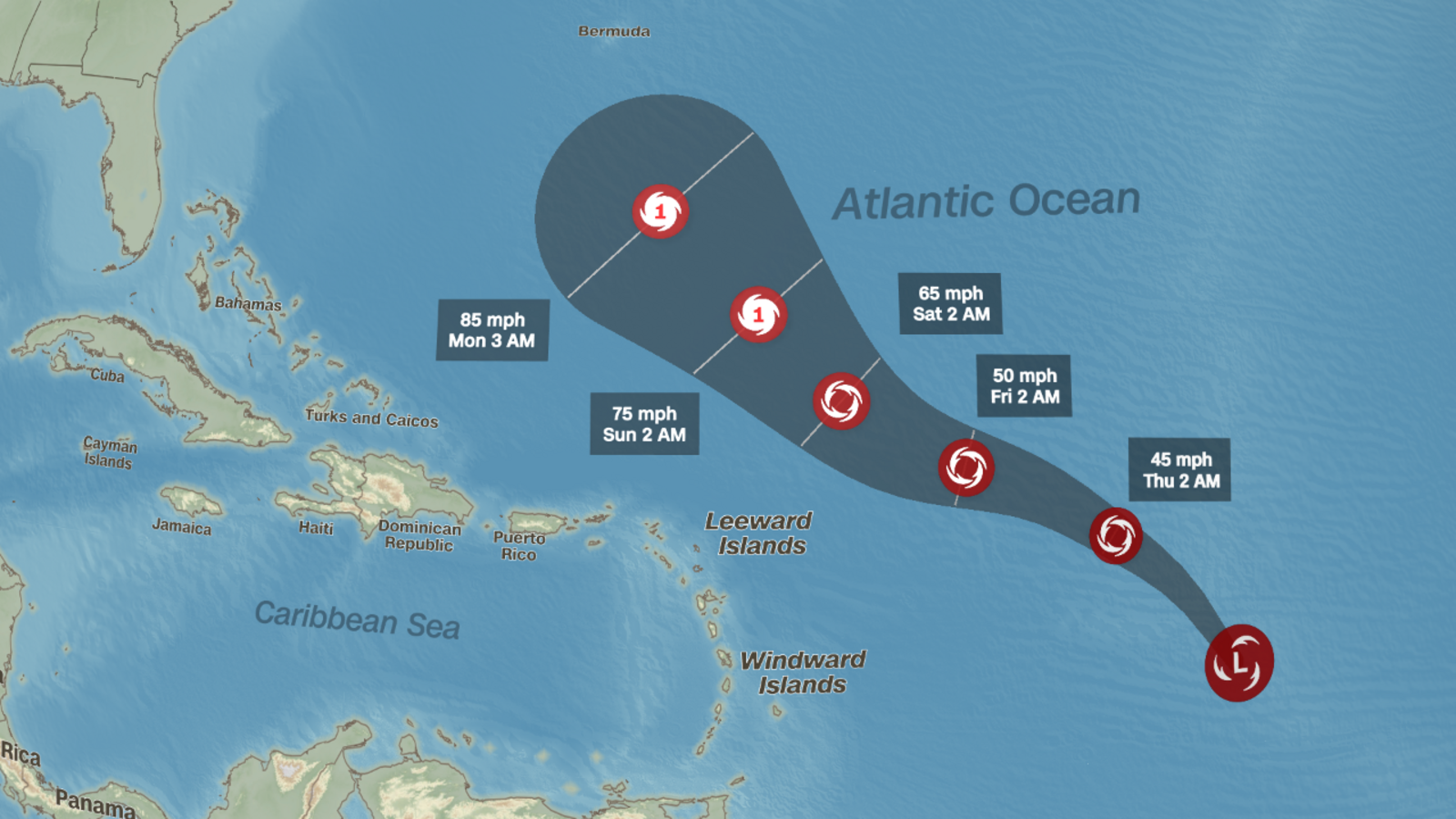 Tropical Storm Gabrielle forms, ending the Atlantic's strange drought