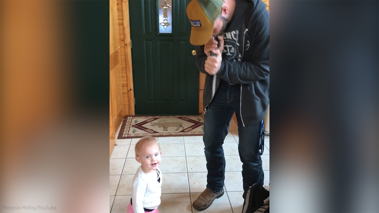 This baby loves to dance!