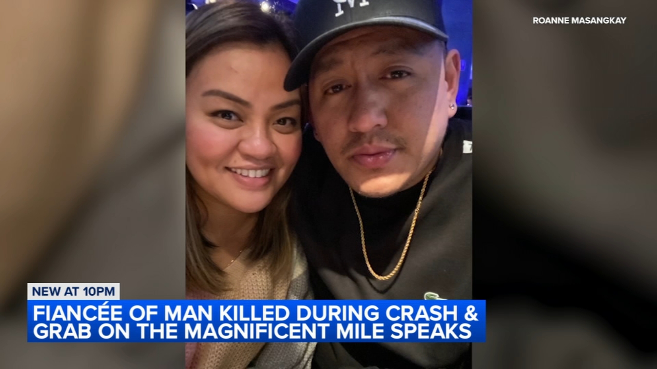 Fiancée of expectant father killed in burglary suspect crash speaks