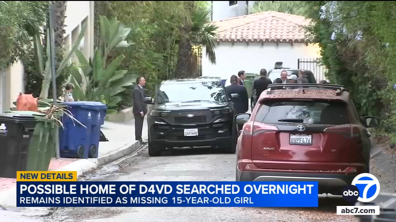 LA home where D4vd has stayed is searched after body found in car