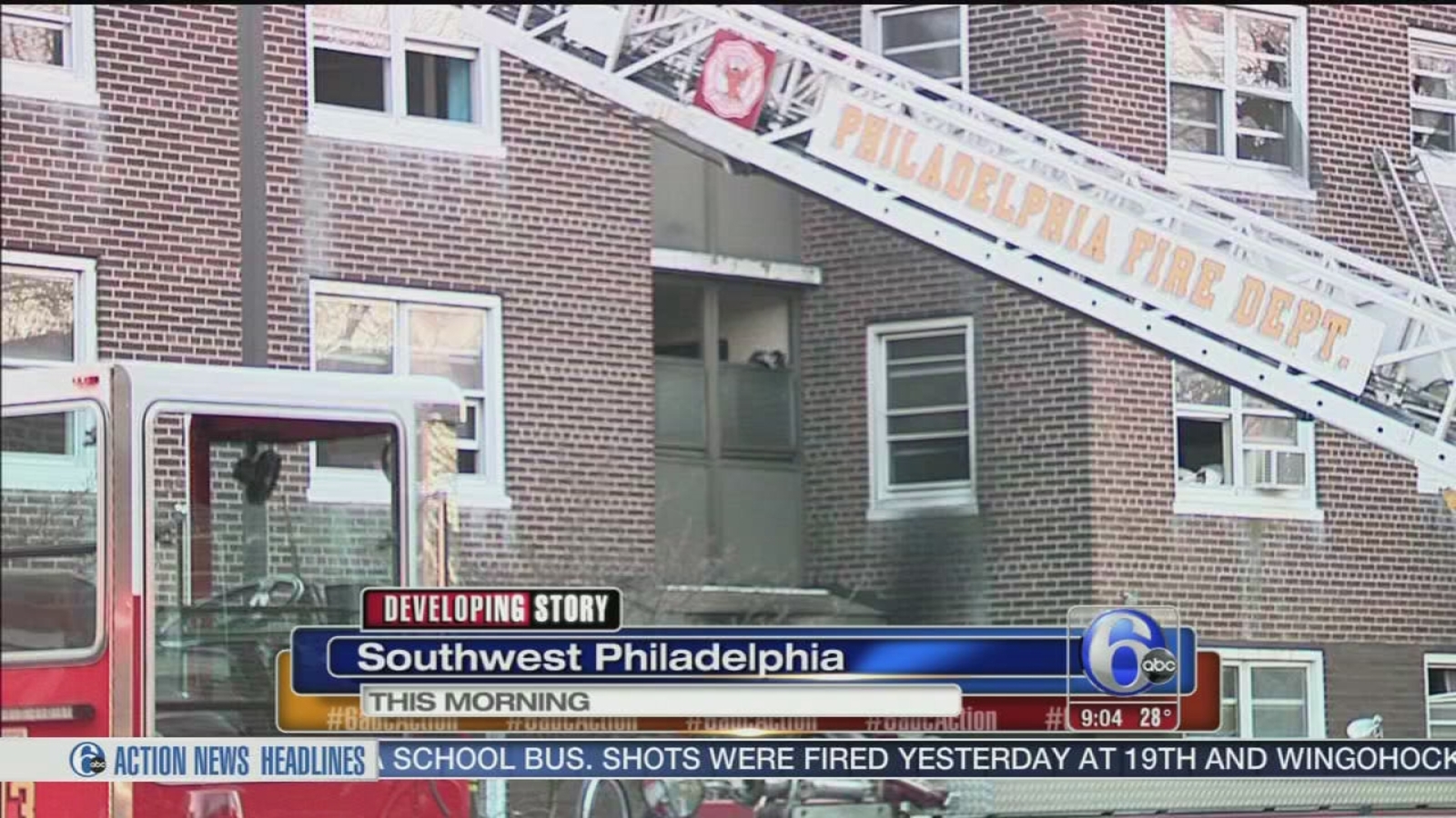 3 displaced after Southwest Philadelphia apartment fire - 6abc Philadelphia