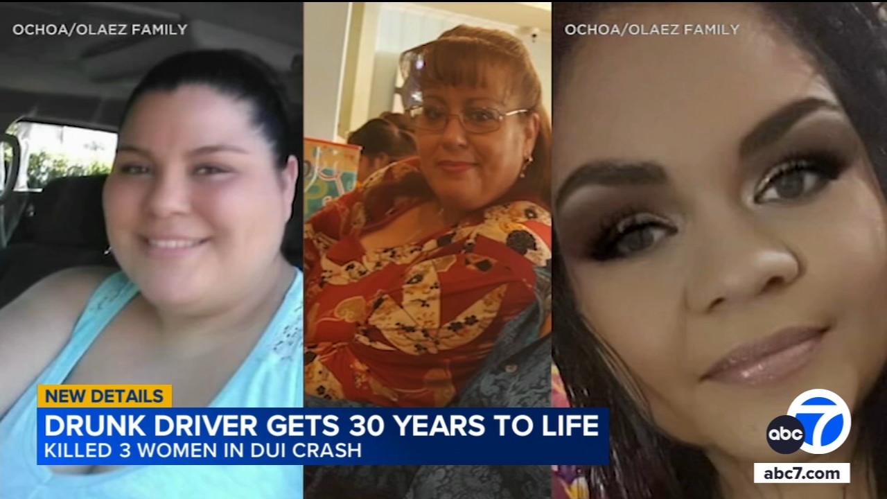 Man sentenced to 30 years for DUI crash that killed 3