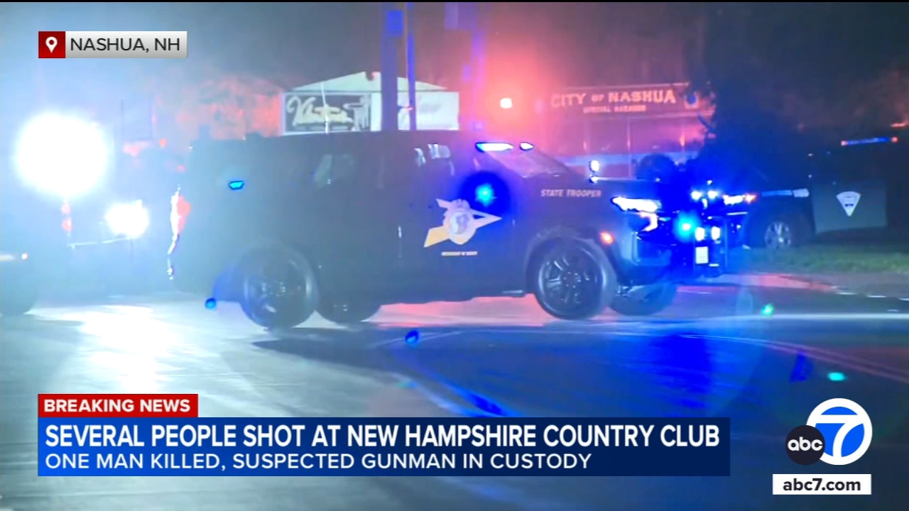 1 dead, several wounded in NH country club shooting