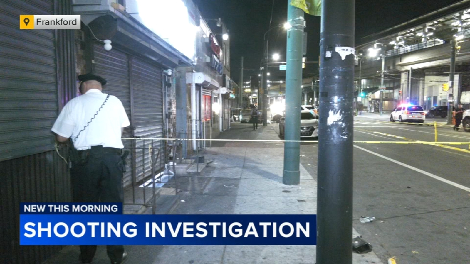 Police investigate shooting outside Frankford bar that left man hospitalized