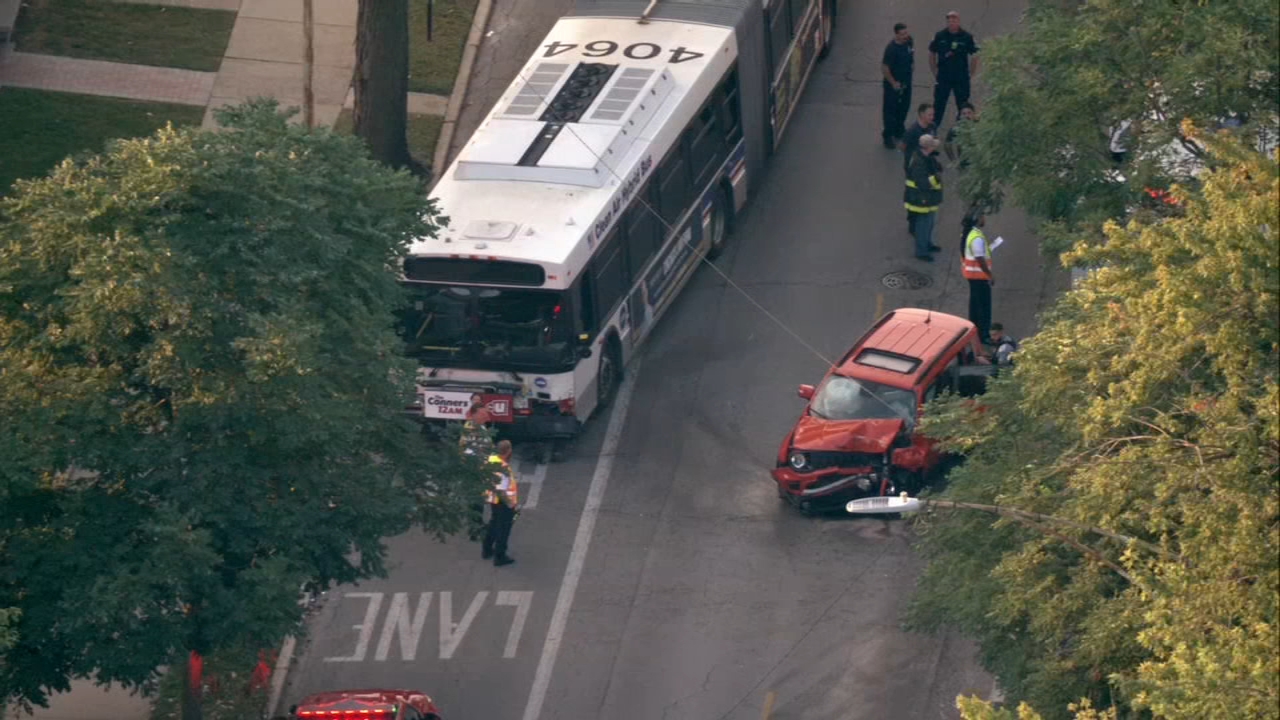 CTA bus crash leaves at least 6 hurt, police say