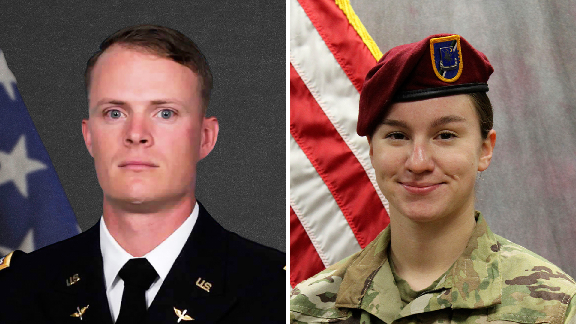 Andrew Cully (left) and Jadalyn Good (right)