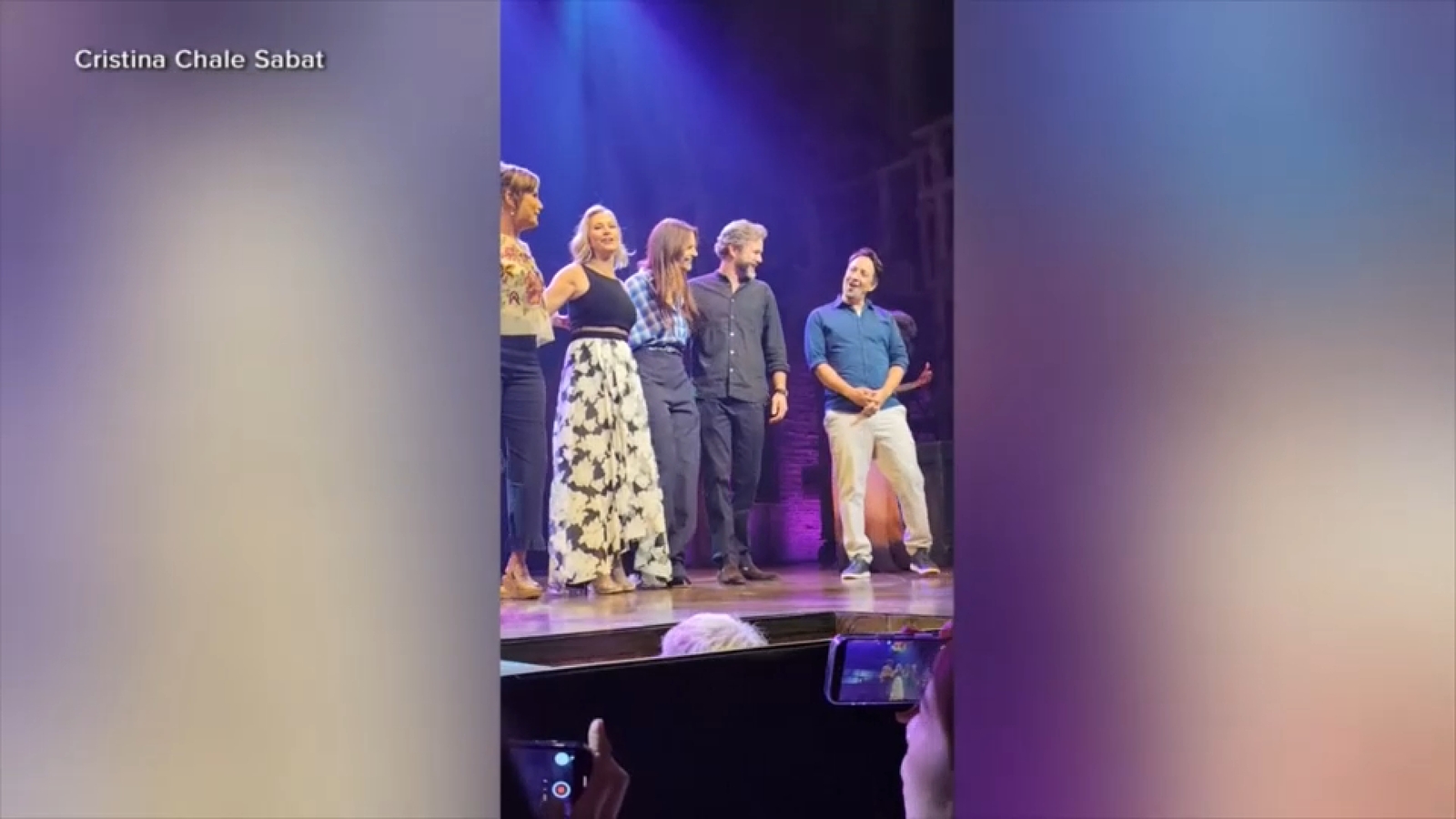 James Van Der Beek surprises crowd with video message at 'Dawson's