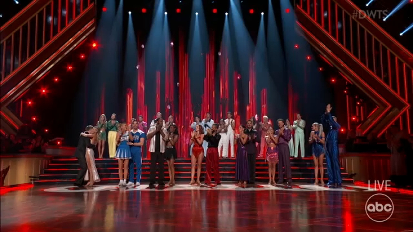 'Dancing with the Stars' recap: Four couples tie for first place and two get eliminated
