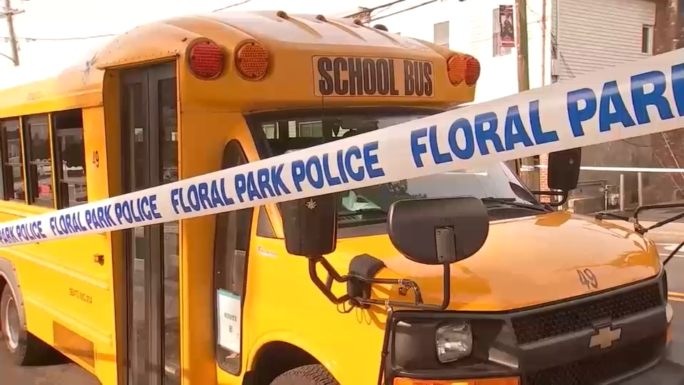 Man struck and killed by school bus on Long Island