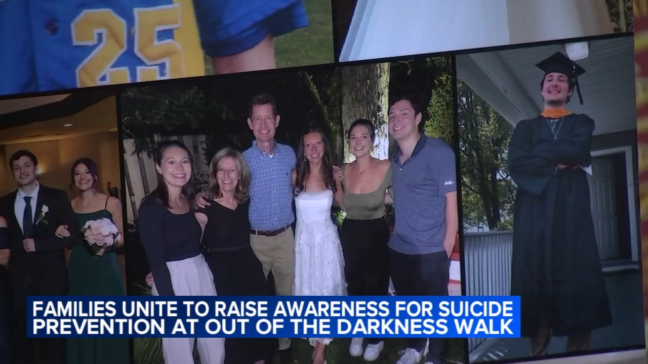 Families turning heartbreak into hope at Out of the Darkness walk