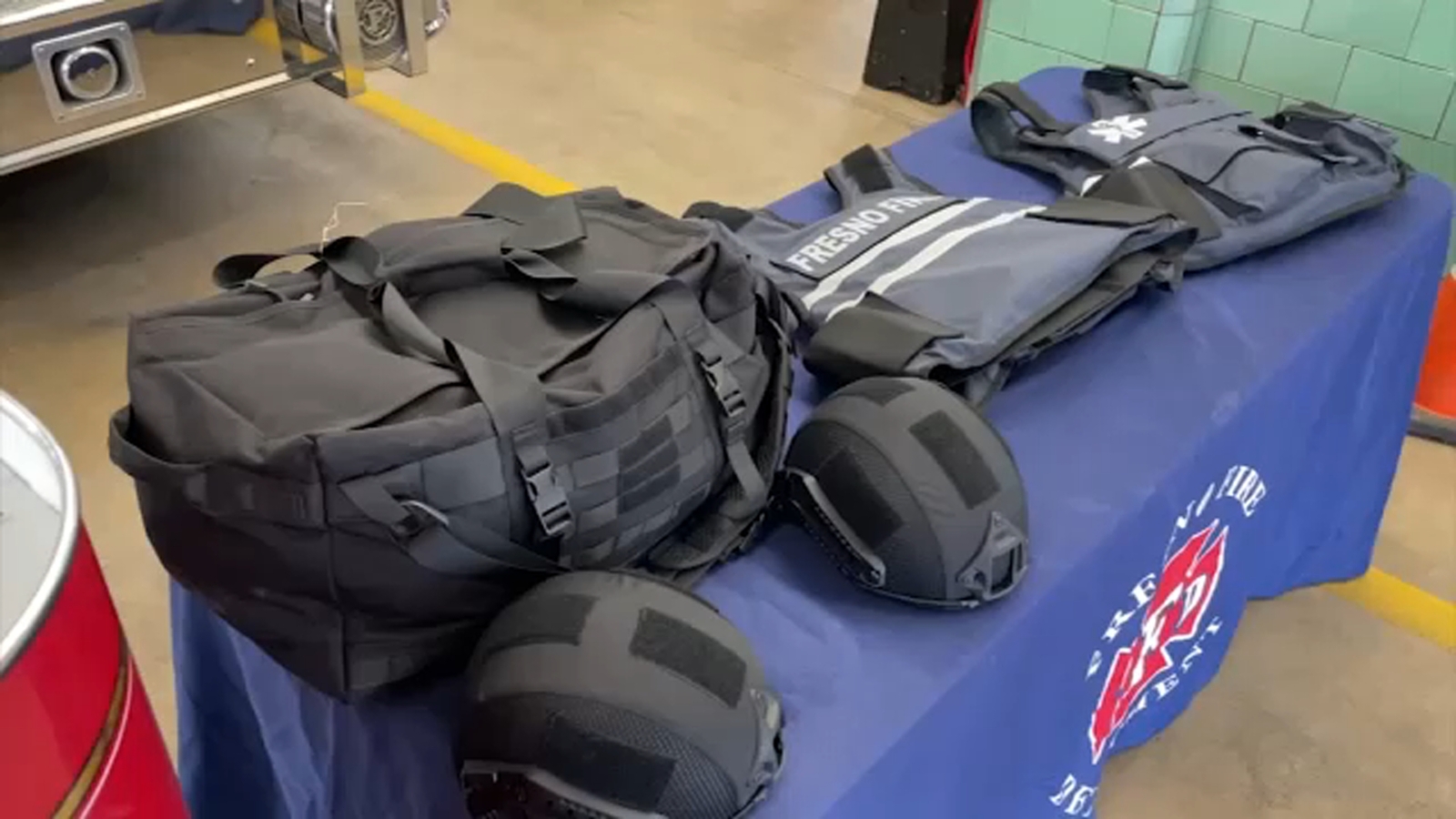 Fresno Fire Department now has ballistic helmets and vests