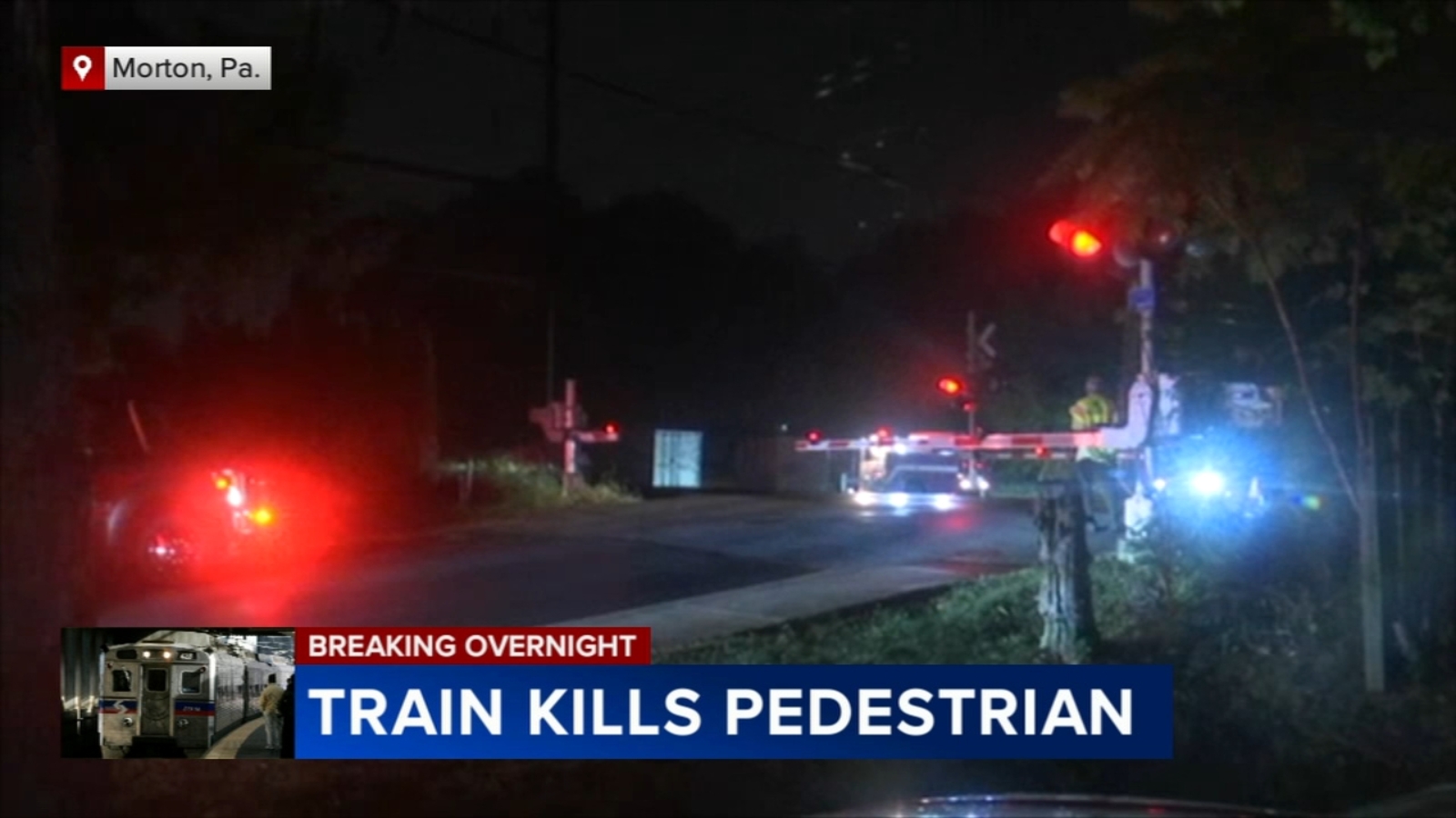 Pedestrian struck and killed by SEPTA train in Morton, Delaware County ...
