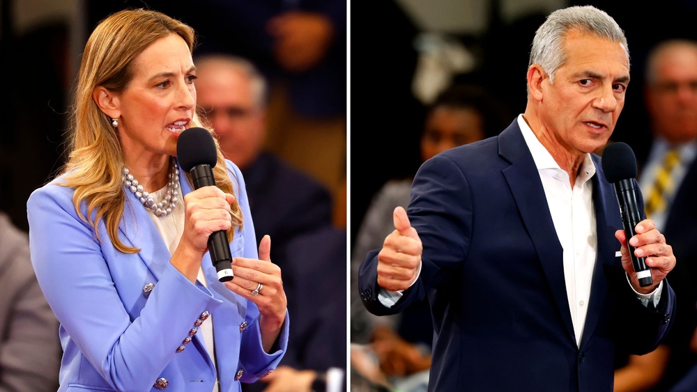 NJ governor election: New poll puts Mikie Sherrill, Jack Ciattarelli tied in NJ gubernatorial race - ABC7 New York