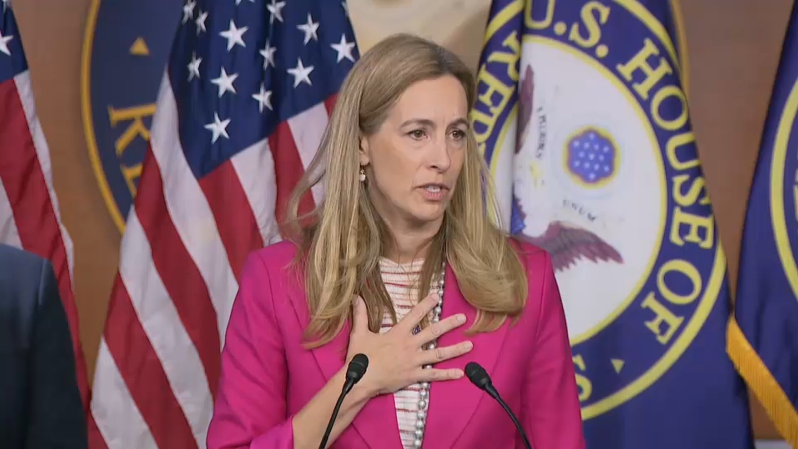 Calls for criminal investigation into release of Mikie Sherrill's military records