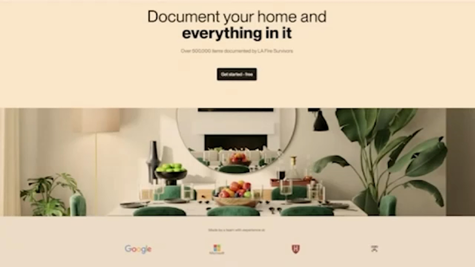 Free AI inventory tool serves as solution for California wildfire victims to document belongings