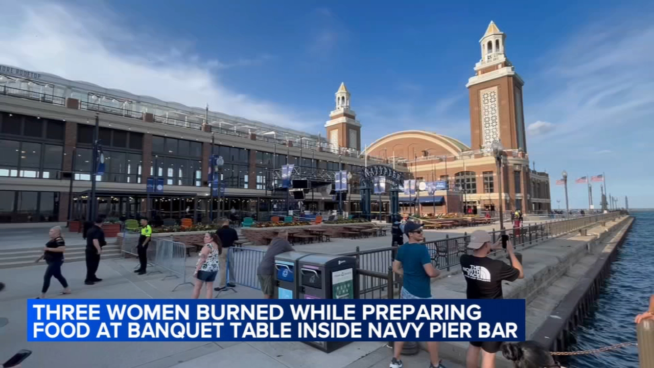 3 burned, 1 critically hurt, in food prep incident at Navy Pier: CPD