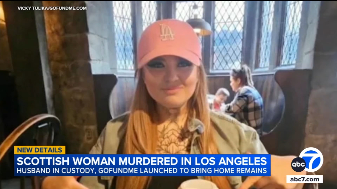 Scottish woman murdered in Los Angeles; husband arrested
