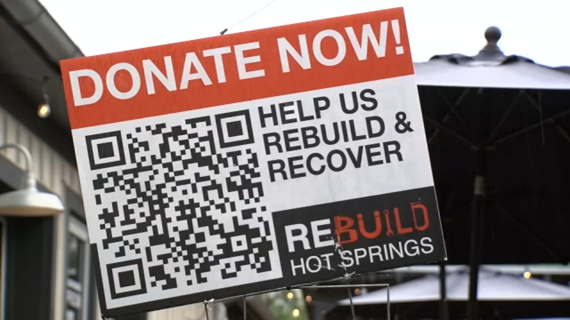 Rebuild Hot Springs has helped 16 of 30 homes on its list. You can scan the Q-code in the photo to help.